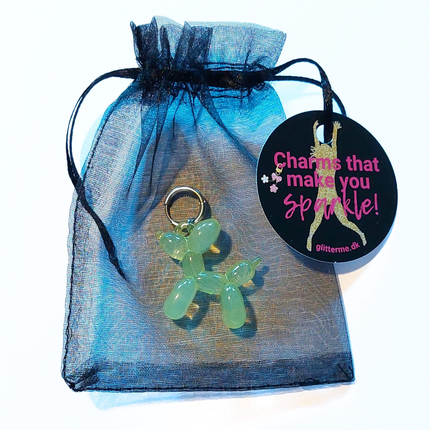 Charms - 1 stk. Balloon Dog