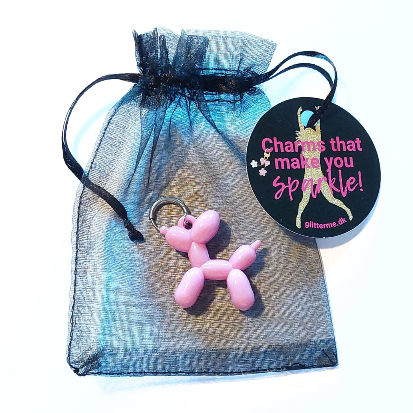 Charms - 1 stk. Balloon Dog
