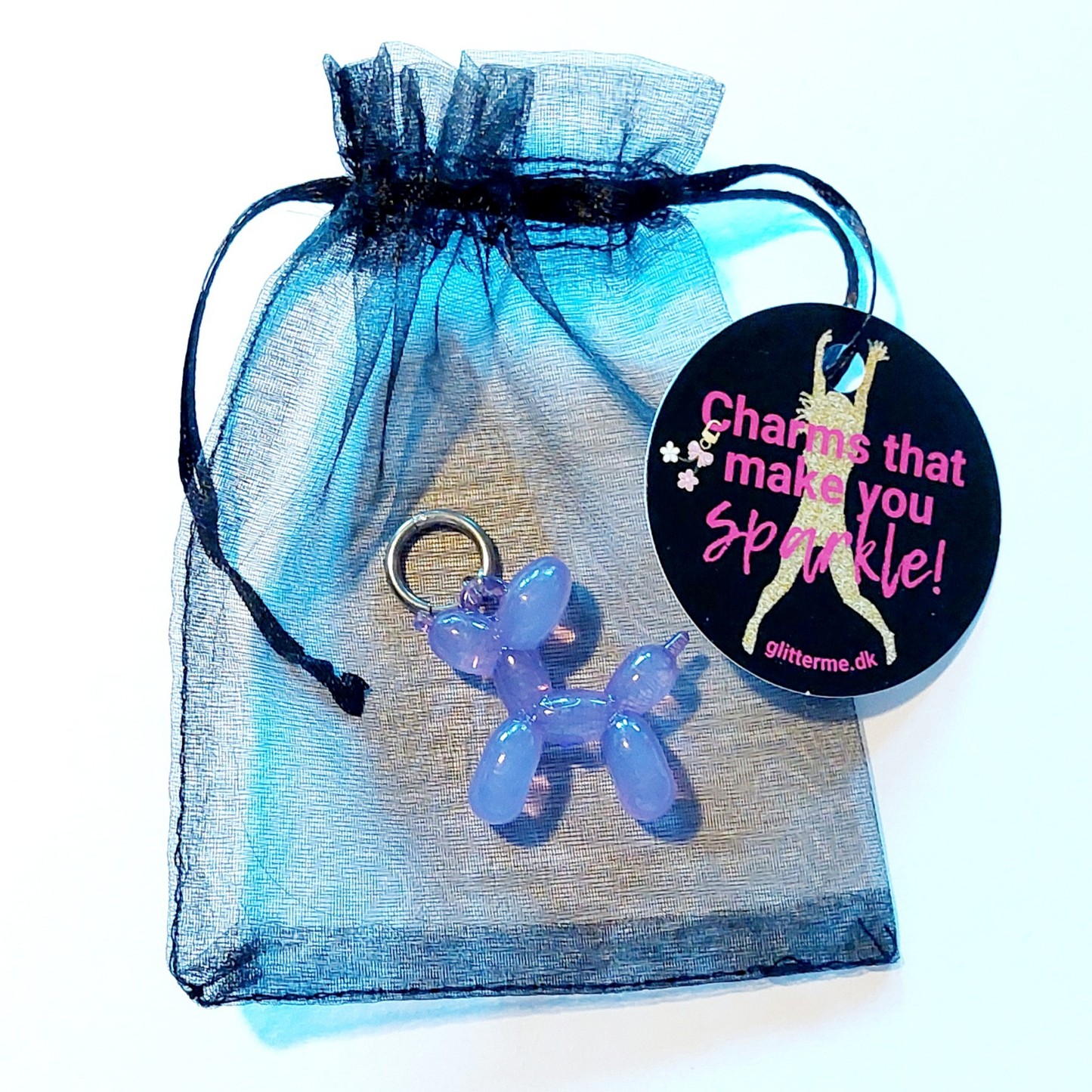 Charms - 1 stk. Balloon Dog