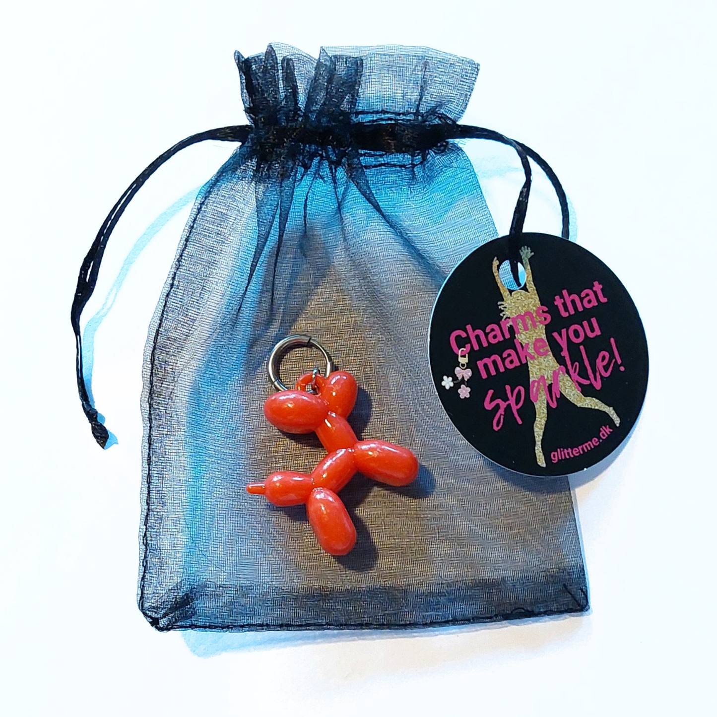 Charms - 1 stk. Balloon Dog