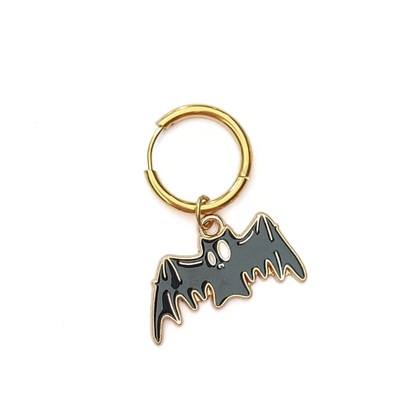 Charms - 1 pcs. Bat - Gold
