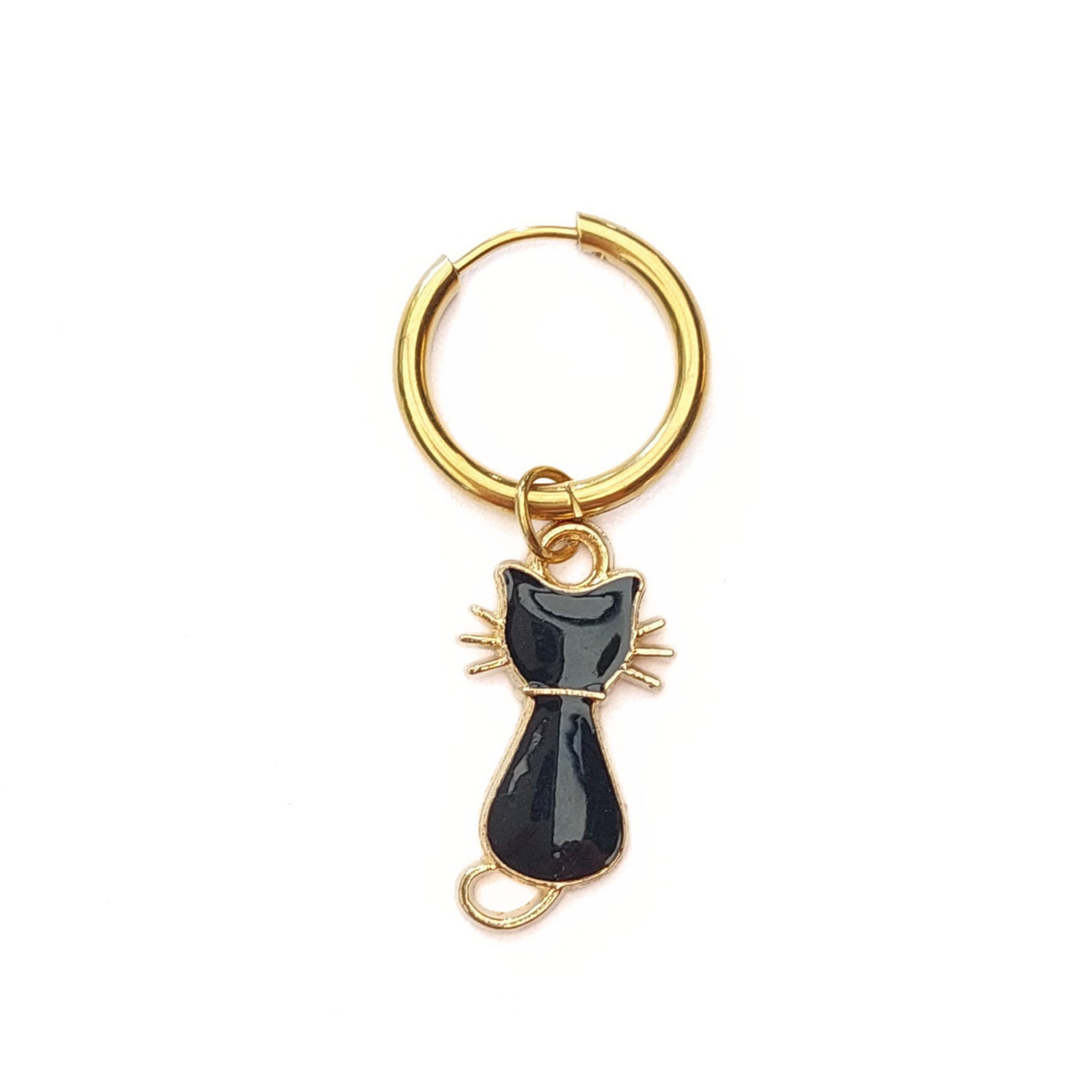 Charms - 1 pcs. Cat - Gold