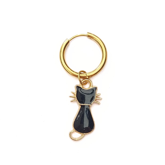Charms - 1 stk. Kat - Guld