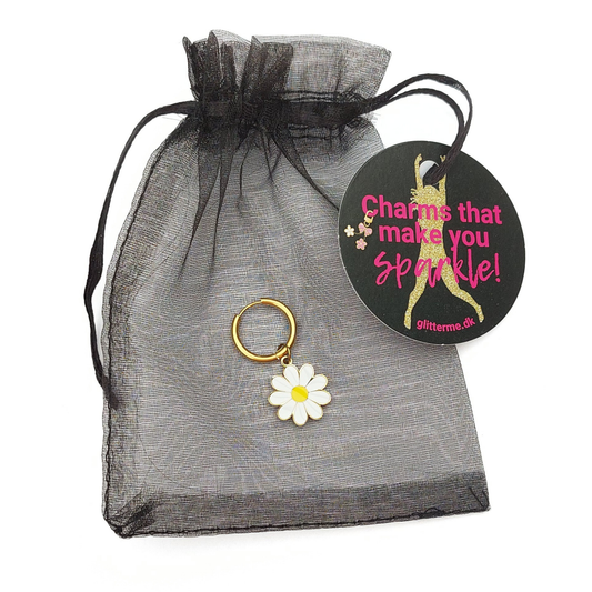 Charms - 1 stk. Marguerit - Guld