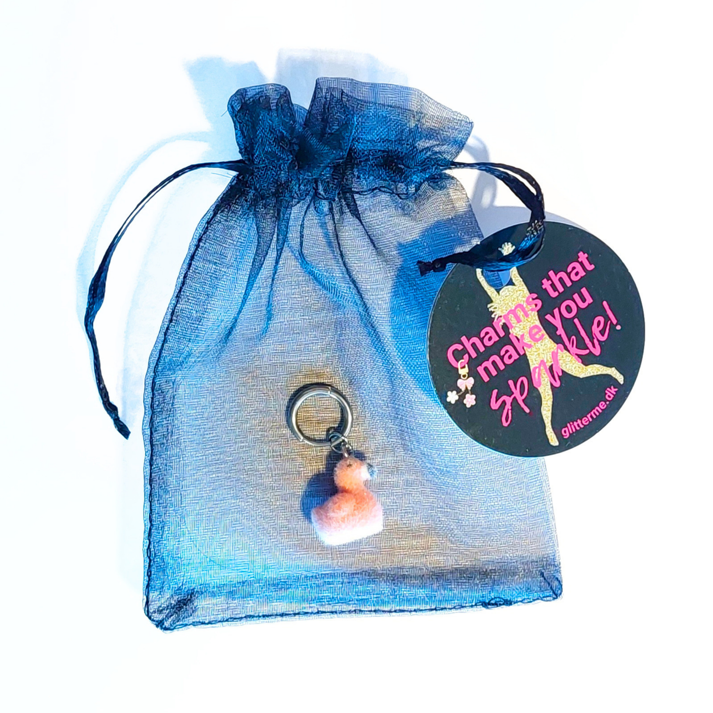 Charms - 1 stk. Flamingo