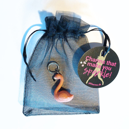Charms - 1 pcs. Flamingo Chunky