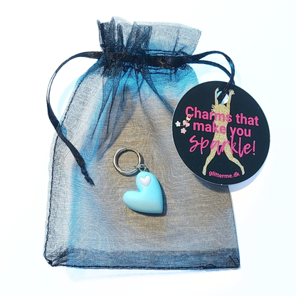 Charms - 1 stk. Cartoon Hjerte