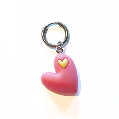 Charms - 1 stk. Cartoon Hjerte
