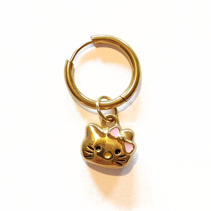Charms - 1 stk. Kitty - Guld