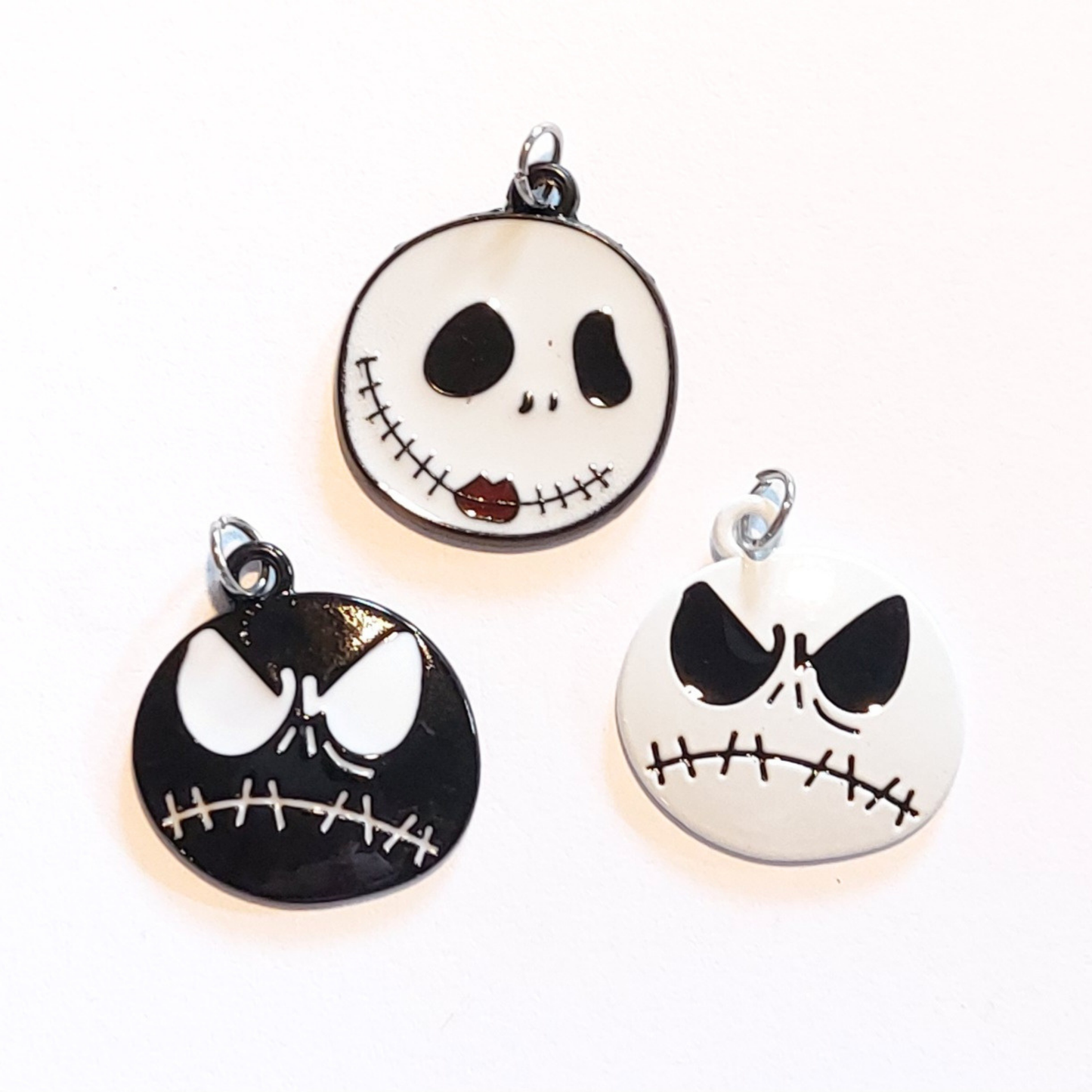 Charms - 1 pcs. Angry Face - Gold