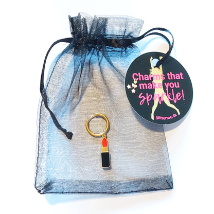 Charms - 1 stk. Læbestift - Guld