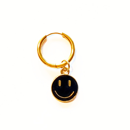 Charms - 1 pcs. Smiley II - Gold