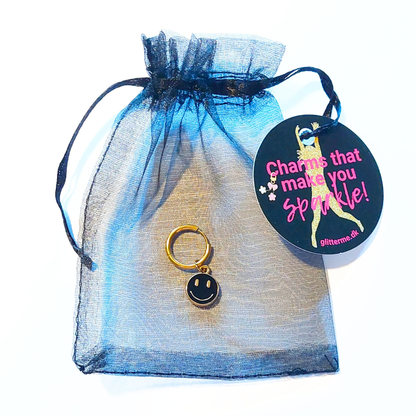 Charms - 1 pcs. Smiley II - Gold