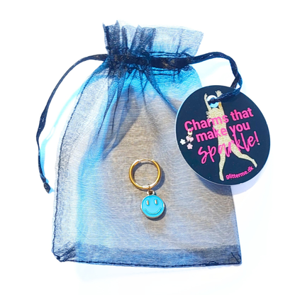 Charms - 1 pcs. Smiley II - Gold