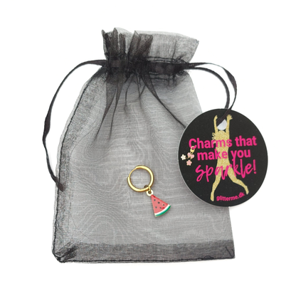 Charms - 1 pcs. Watermelon - Gold