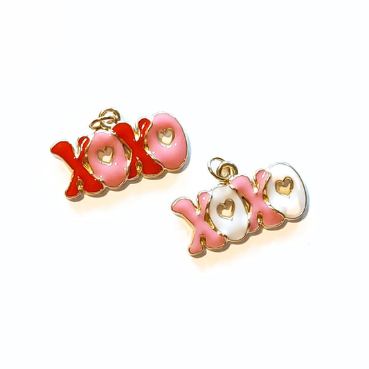 Charms - 1 stk. XOXO - Guld