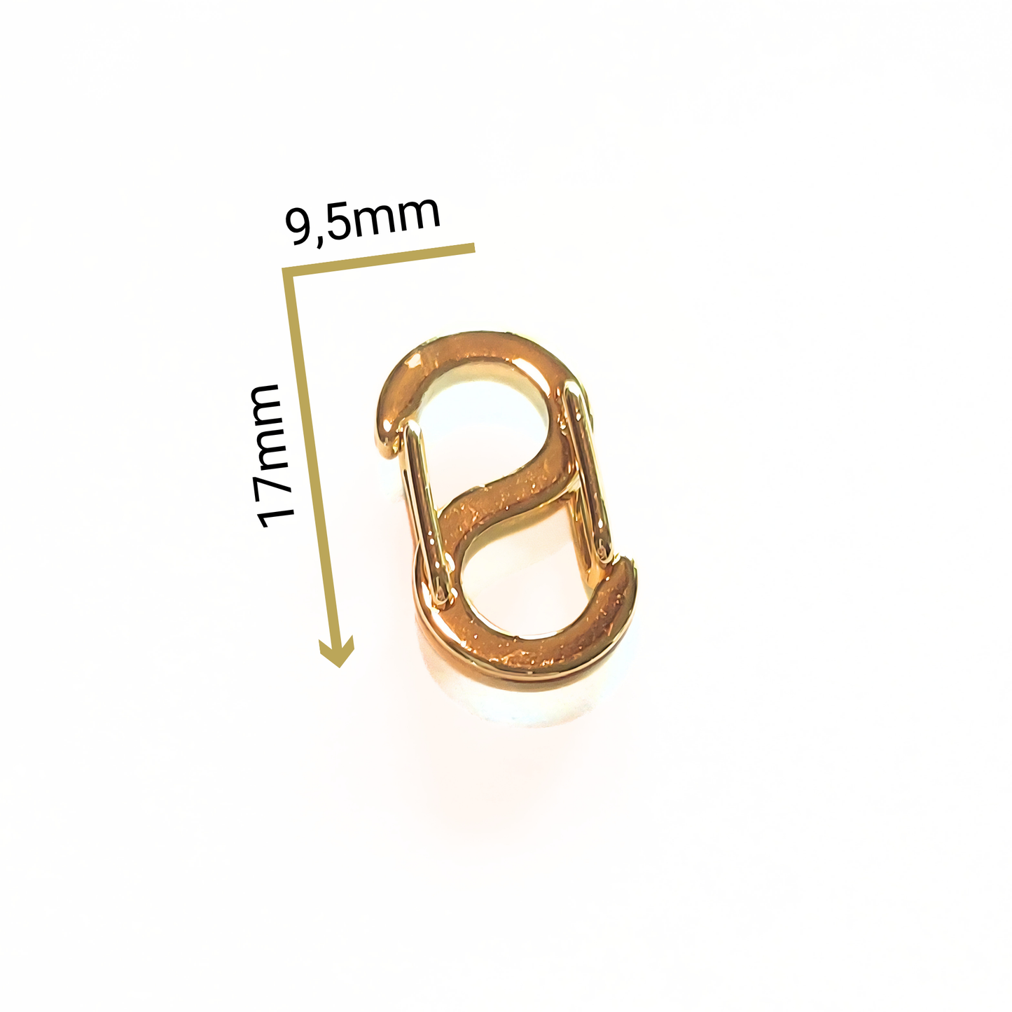 Clasp - 1 pc. - gold or stainless steel