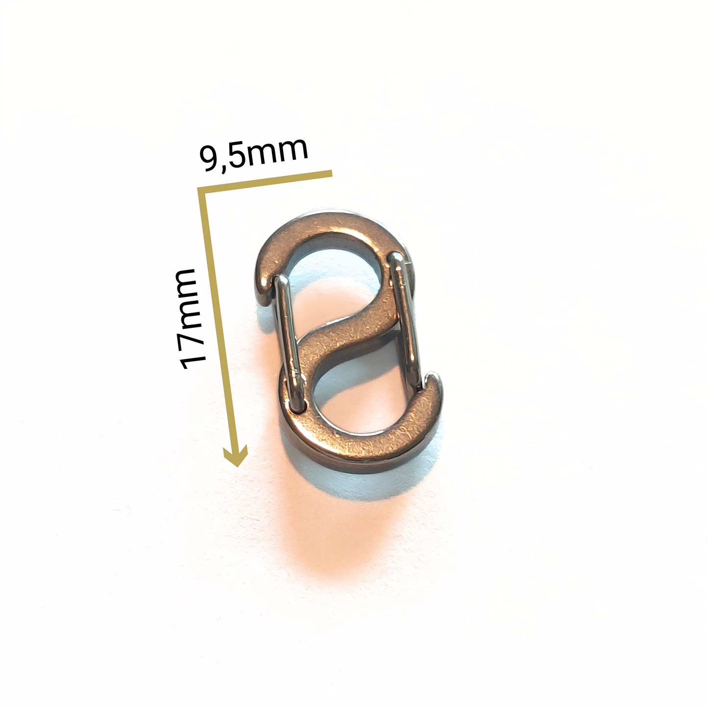Clasp - 1 pc. - gold or stainless steel