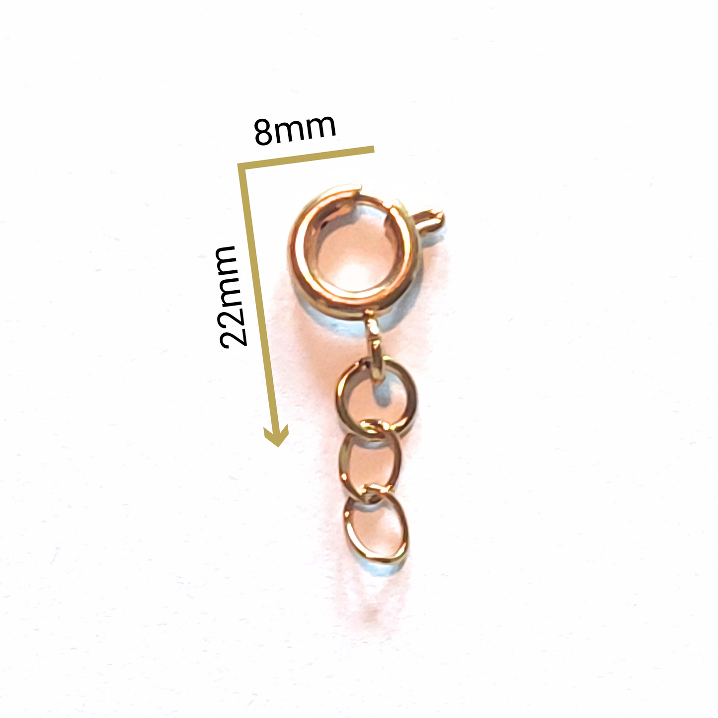 Clasp - 1 pc. - gold or stainless steel