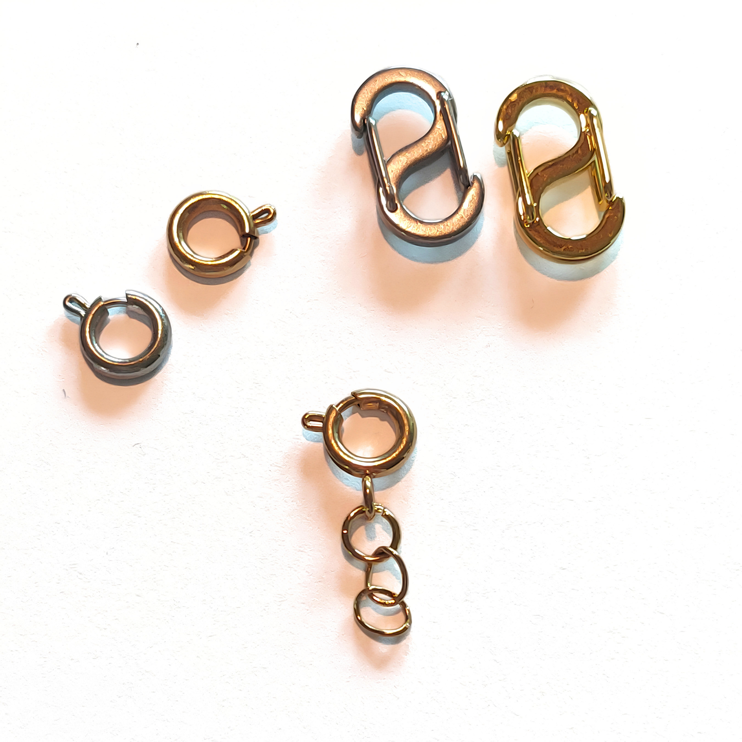 Clasp - 1 pc. - gold or stainless steel