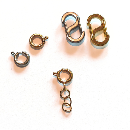 Clasp - 1 pc. - gold or stainless steel