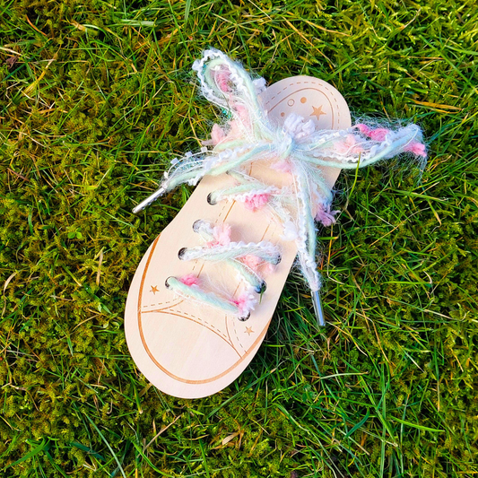 Snørebånd - Blossoms I - Forår - 115 cm