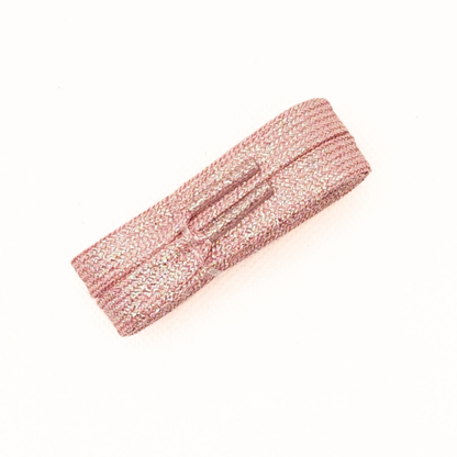 Snørebånd - Glimmer Pink - Flad - 100 cm