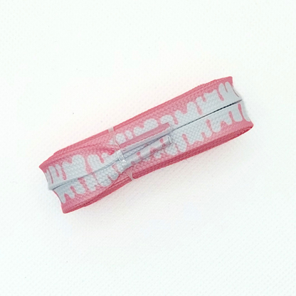 Shoelaces - Ice cream Pink/White - Flat - 120 cm