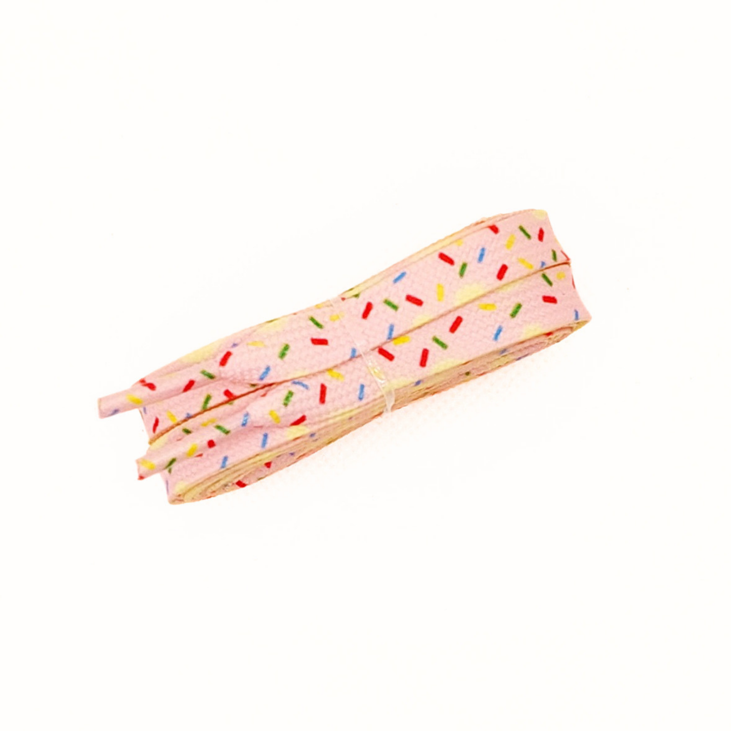 Shoelaces - Ice cream Sprinkles Pink - Flat - 120 cm