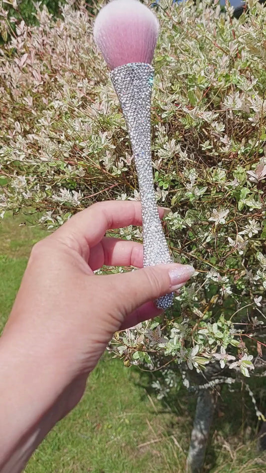 Sparkling Dust Brush - White Rhinestones