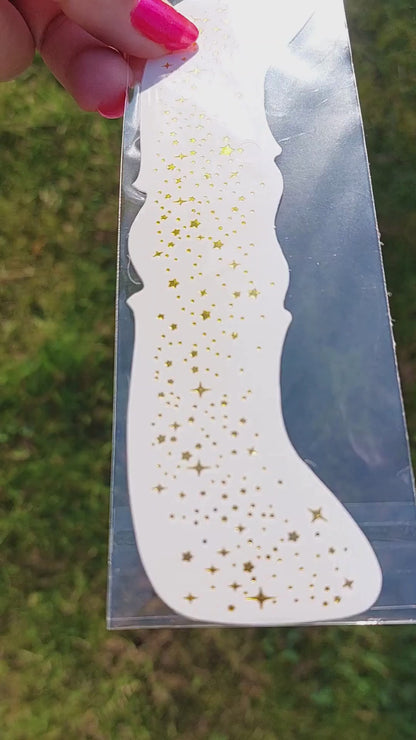 Tatovering - Stjerne Fregner - Guld/Sølv/Holografisk - Metallisk
