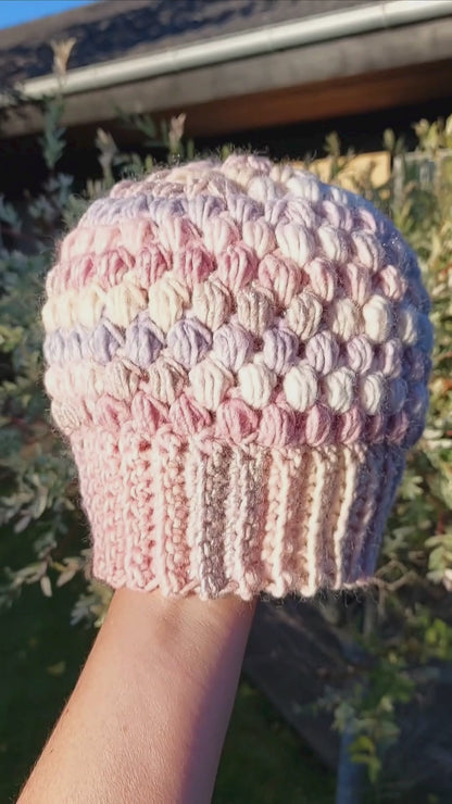 Vinterhue - Unicorn m. glimmer (Kids size)