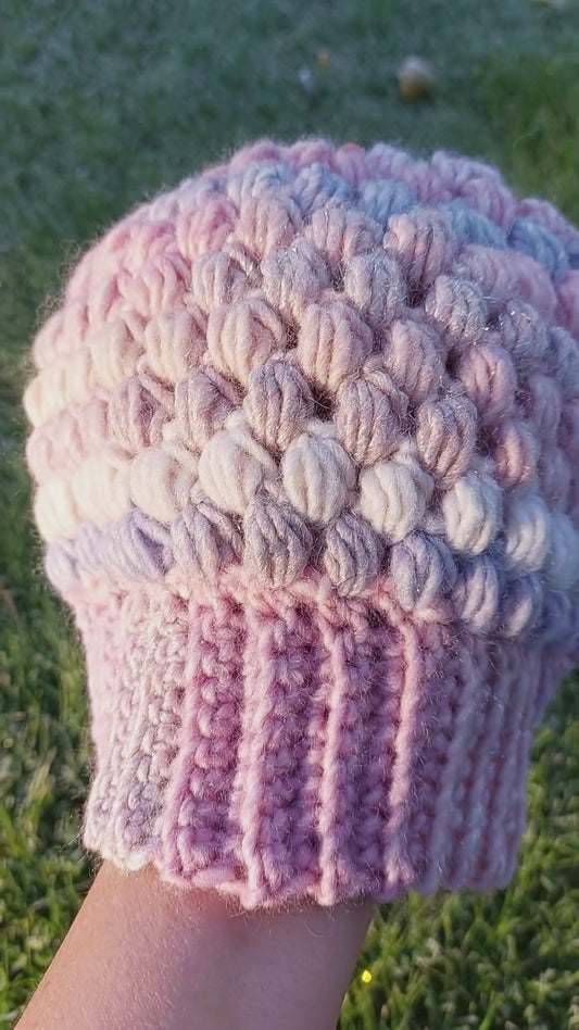 Vinterhue - Unicorn m. glimmer (Kids size)