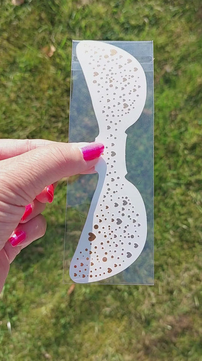 Tatovering - Hjerte Fregner - Guld/Sølv/Holografisk - Metallisk