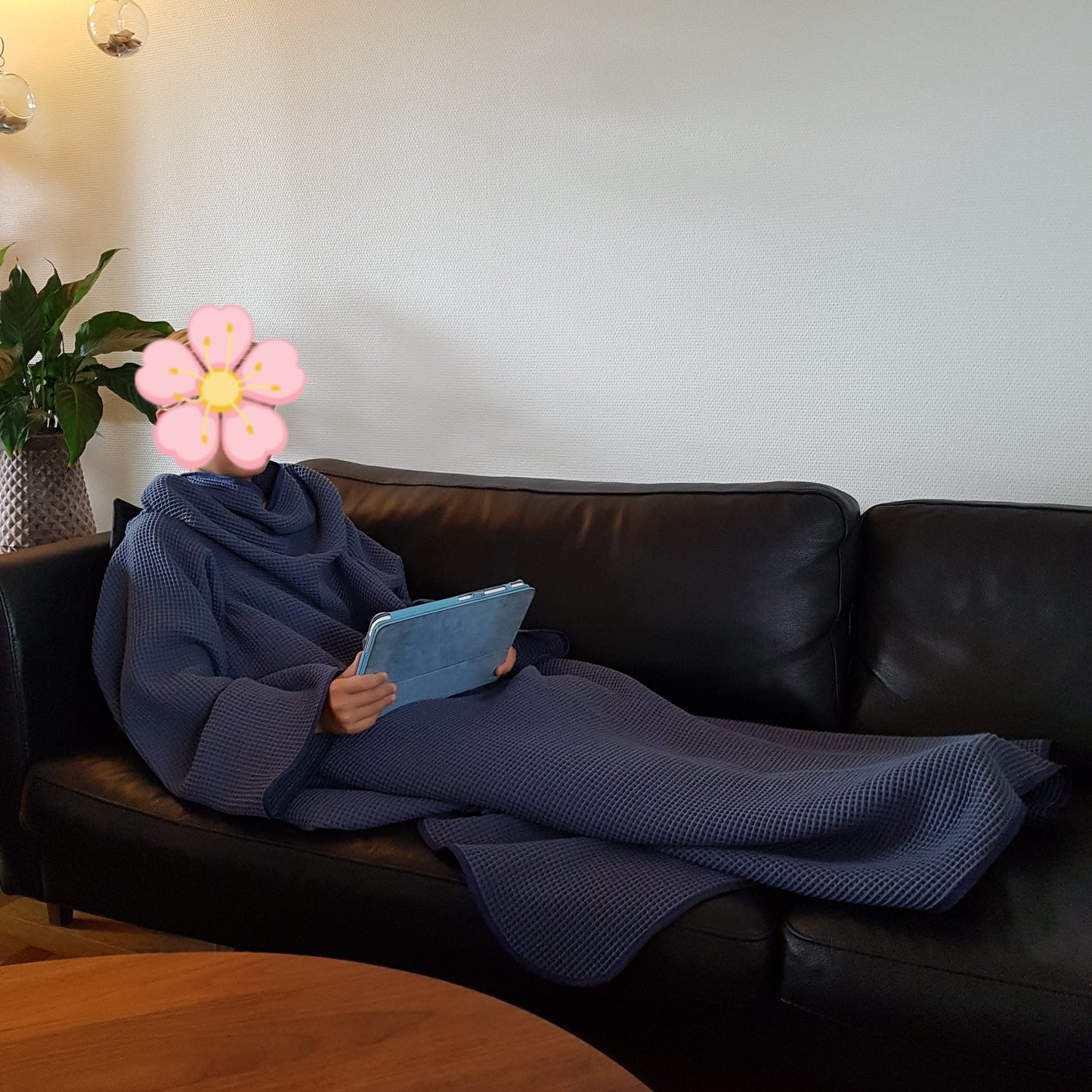 Cozee - Mørkeblå - Junior (W:150 cm x L:120 cm)