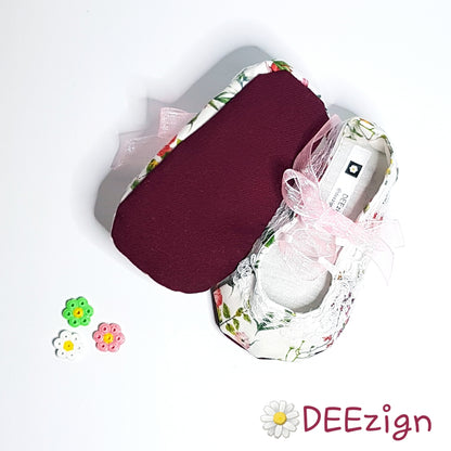 SECRET GARDEN - Baby Slippers (6-12 mths)