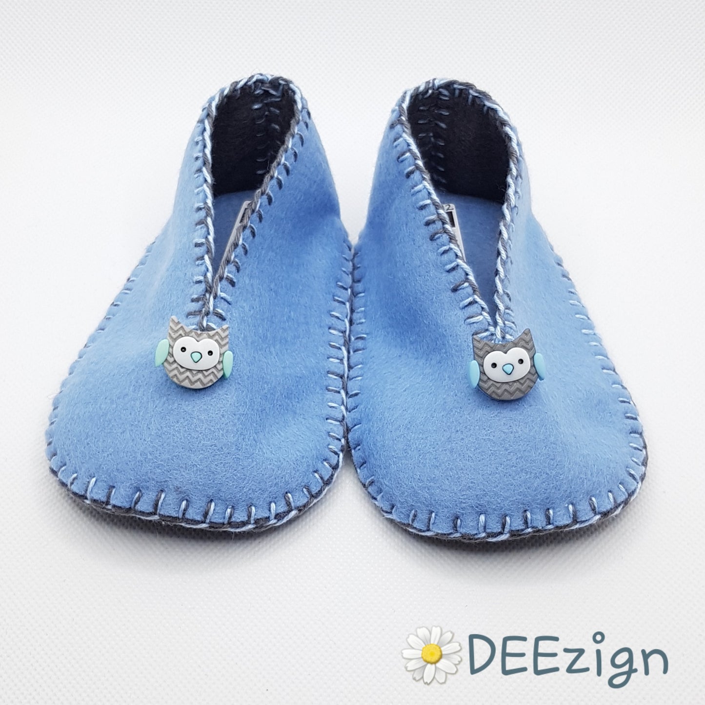 OWL-WAYS LOVE U - Baby Slippers (6-12 mths)