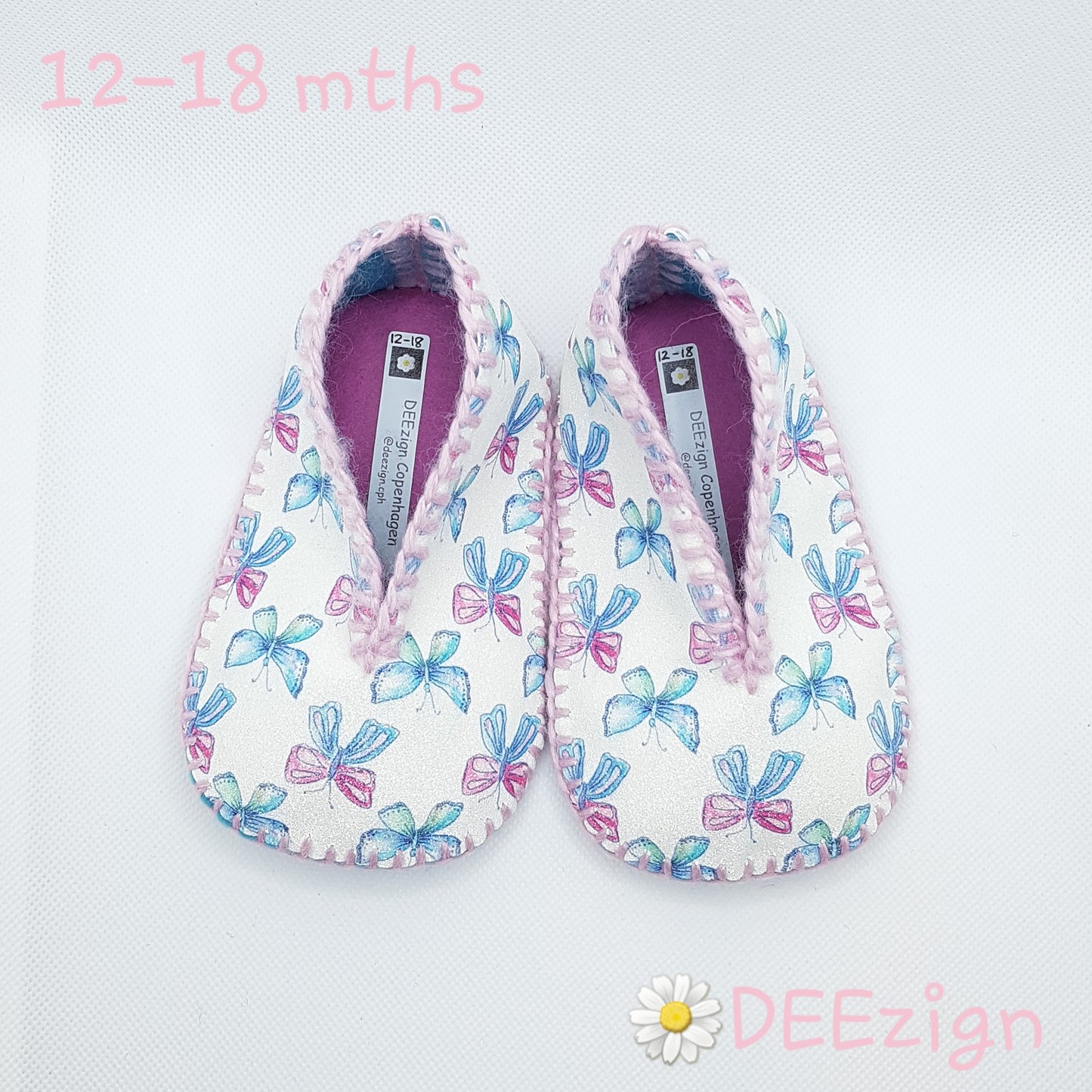 FLUTTERBY I - Baby Slippers (12-18 mths)