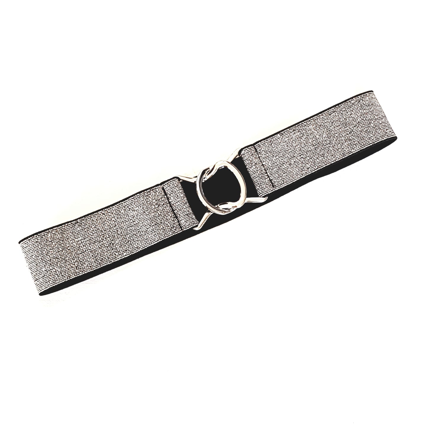 High-Press - Elastic Belt - Silver Glitter