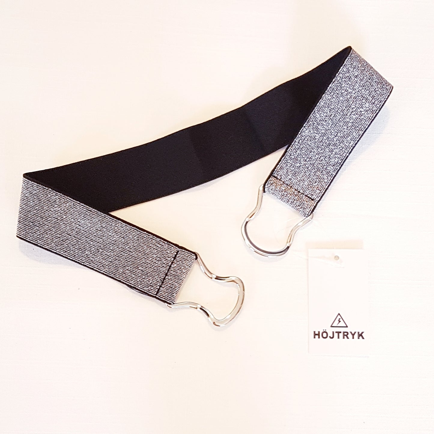 High-Press - Elastic Belt - Silver Glitter