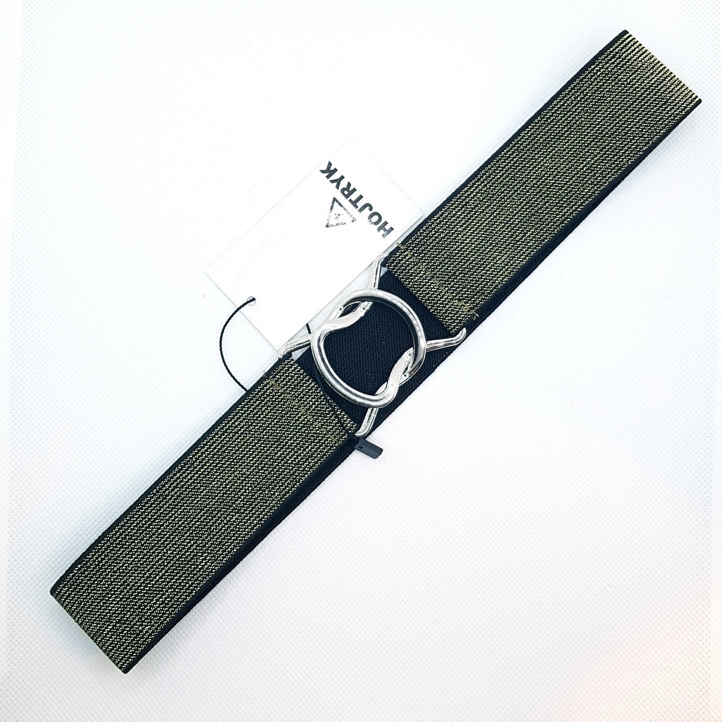 Elastic Belt - Gold Glitter