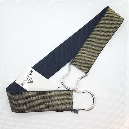 Elastic Belt - Gold Glitter