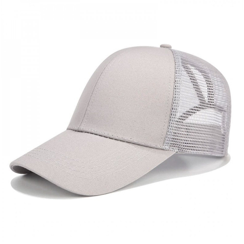 Ponytail Cap - Light Grey