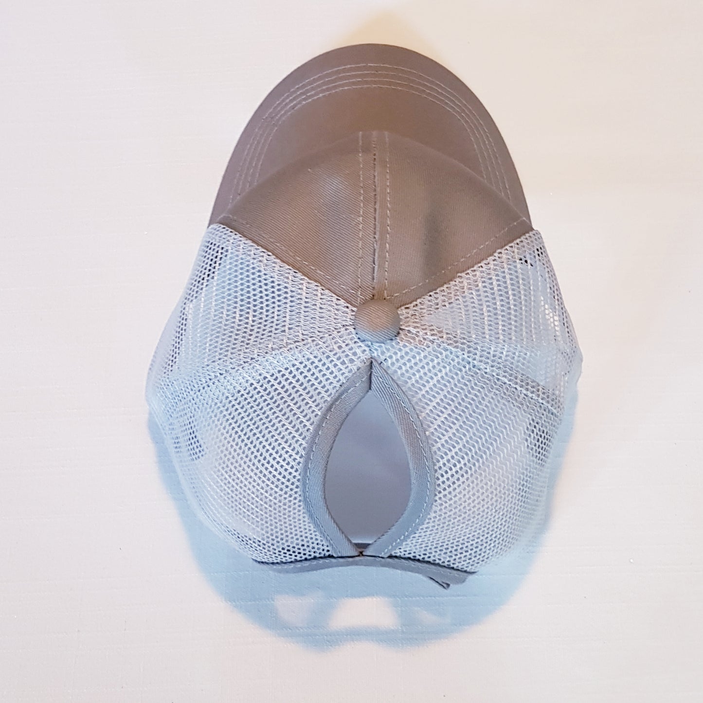 Ponytail Cap - Light Grey
