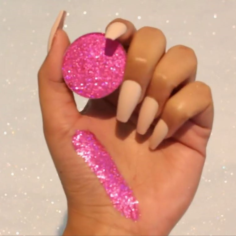 Vani Cosmetics - Interstellar Pressed Glimmer (Hot Pink) - 2.5g