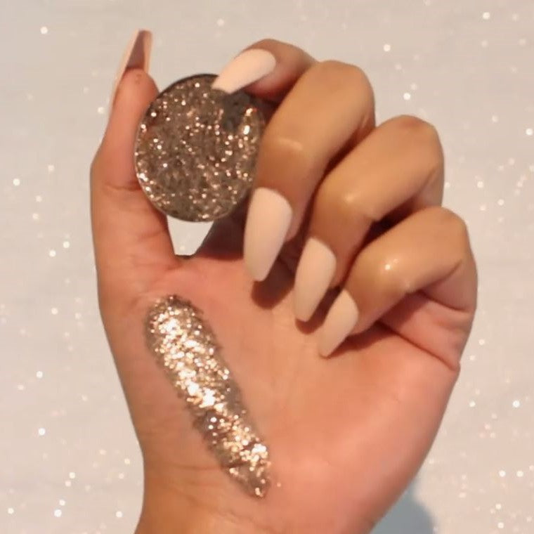 Vani Cosmetics - Meteor Pressed Glimmer (Brun) - 2.5g