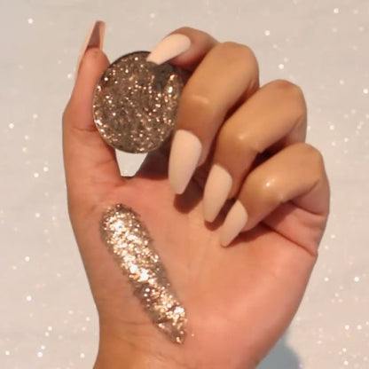 Vani Cosmetics - Meteor Pressed Glimmer (Brun) - 2.5g