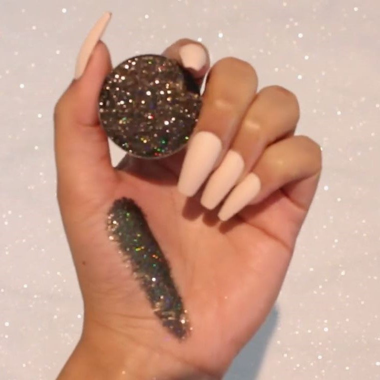 Vani Cosmetics - Outer Space Pressed Glimmer (Sort) - 2.5g