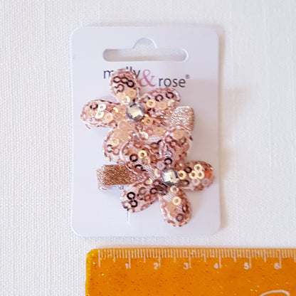 Molly & Rose - Hair clips 2 pcs. - Daisy Sequin