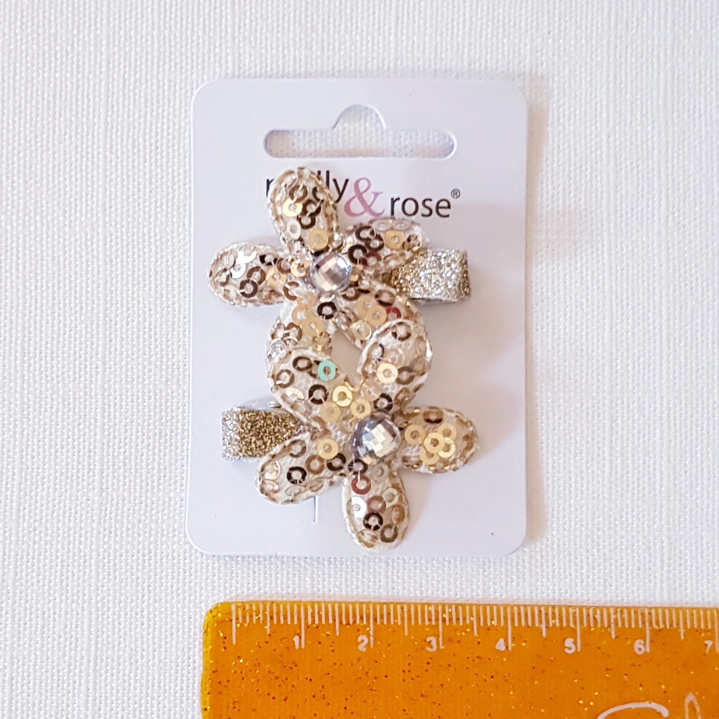 Molly & Rose - Hair clips 2 pcs. - Daisy Sequin